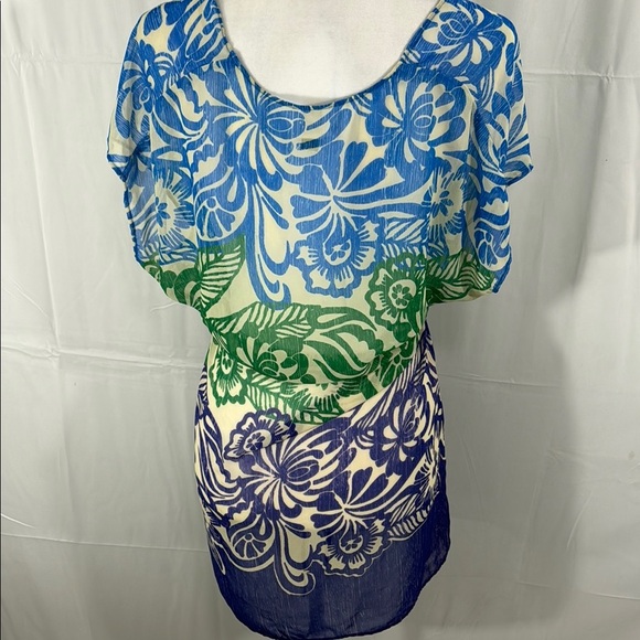 Becca Sheer Coverup Dress Size M/L - Picture 7 of 9